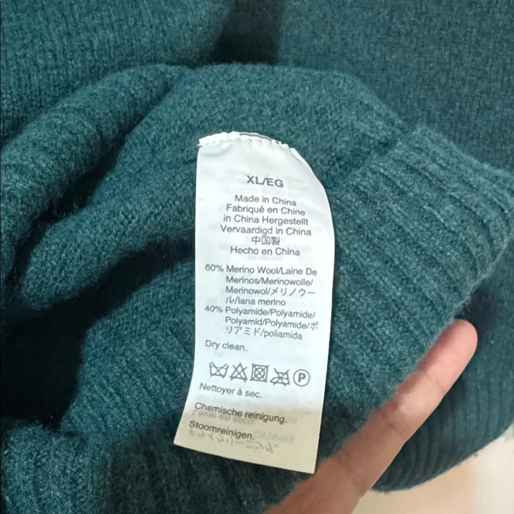 J. Crew Men's Crewneck Sweater - Dark Green